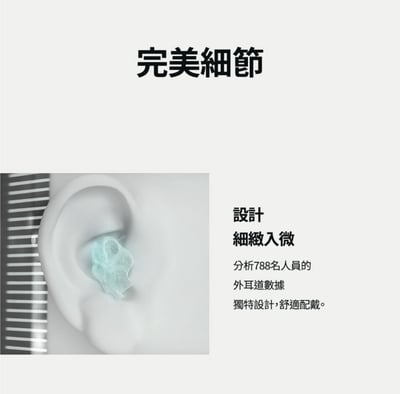 韓國 AZLA XELASTEC II 溫感記憶矽膠耳塞 (1卡2對) 適用真無線耳機11