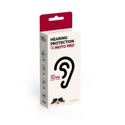 Crescendo PR-2391 Moto Pro 摩托車防護耳塞 雙濾波騎乘配置2