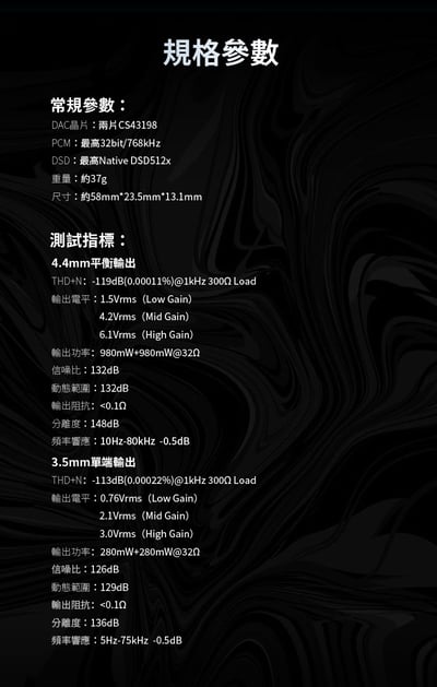 iBasso DC04 Ultra 大推力｜支援 UAC 1.0｜遊戲主機 3.5mm耳麥/ 4.4mm 小尾巴 USB DAC 耳放15