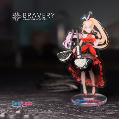 See audio 『Bravery』勇氣 四動鐵單元 耳道式耳機 CM插針5