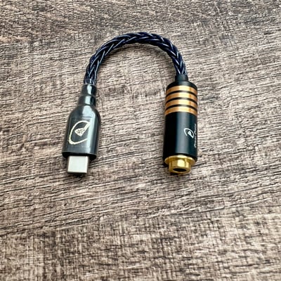 大力揚 Power Praise 星弦 小尾巴 USB DAC 8芯 單晶銀 TYPE C 3.5MM母 / 4.4MM母2