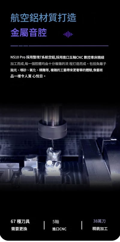 BGVP NS10 Pro 兩圈八鐵圈鐵混合HiFi 入耳式耳機 耳道 MMCX7