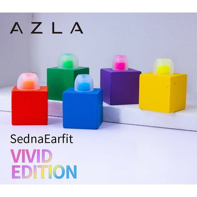 韓國 AZLA SednaEarfit VIVID EDITION 矽膠耳塞 (6對) 五種顏色可供選擇1