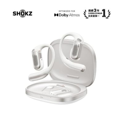SHOKZ OpenFit Pro T010 開放式濾噪藍牙耳機 雙振膜單體  主動濾噪 / 杜比音效 頭部追蹤 獲2026CES創新獎 台灣公司貨18