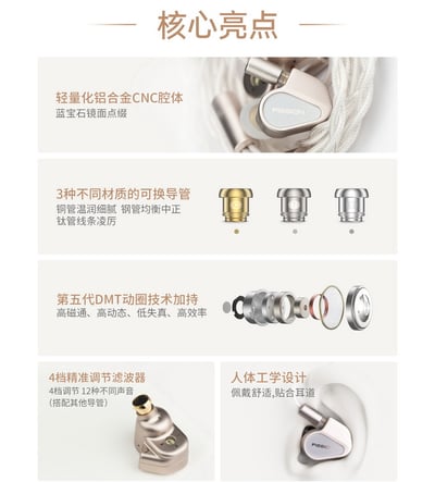 TANCHJIM 天使吉米 FISSION 裂變 入耳式耳機 CM 0.78 ｜高階旗艦動圈 × 多重聲音裂變體驗2