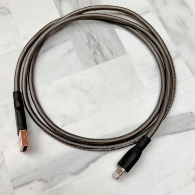 大力揚Power Praise 破曉Dawn系列 DL066 6N無氧銅鍍銀複合線徑混編 車用音響USB連接 A公Lightning Type C1