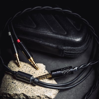 大力揚 Power Praise 闇 Dark 系列 5N單結晶無氧銅 大耳機專用升級線 雙邊出線1