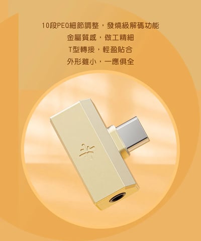 FIIO × SNOWSKY TINY｜隨身型 USB 解碼耳機麥克風轉換器｜支援耳麥通話 × 10 段 PEQ × PCM384k／DSD256（A/B 版本）2