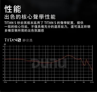 DUNU TITAN S 銀色版 / 砂岩黑 耳道式耳機 可換線設計 0.78 2PIN CM插針12