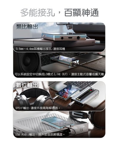 FIIO JM21 Hi-Fi無損隨身音樂播放器｜輕薄機身×強悍音質 × 全能應用一次滿足15