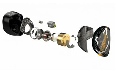 Noble Audio VANGUARD 先鋒 三單元混合入耳式耳機 10mm PEK 動圈架構｜三單元混合架構，把低頻力量、細節解析與空間感整合得更完整 🎧6