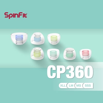 SpinFit CP360 會動的耳塞 專利技術 適用耳機管徑 4 ~ 5.5mm1