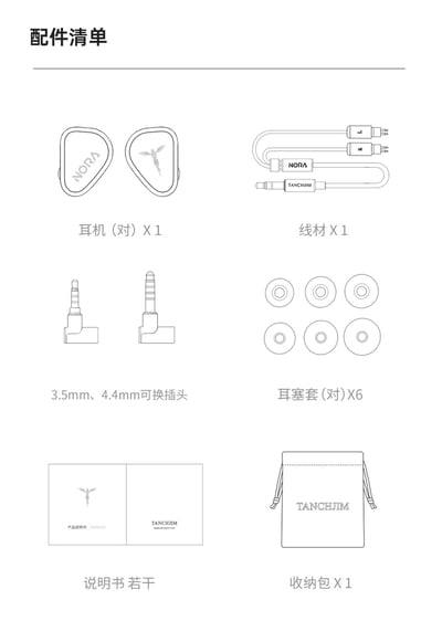 天使吉米 TANCHJIM NORA 單動圈入耳式 HiFi 監聽耳機｜低失真 高還原21