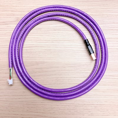 大力揚 × 日本鐵三角 DL094 PP-UH4040-GT7D 車用音響四 PIN 轉 USB Type-B 數位訊號線｜單晶銅鍍銀混合導體1