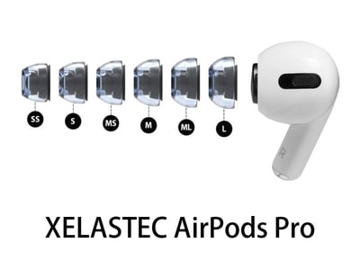 AZLA Crystal XELASTEC MAX 矽膠耳塞 (2對) Standard / TWS / AirPods Pro10