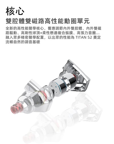 達音科 DUNU TITAN S2 耳道式耳機 可換線設計 0.78 2PIN CM插針2