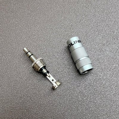 雅高聆 ACROLINK FP-3.5(R) 3.5mm TRS 直式鍍銠焊接頭｜7mm 出線孔2