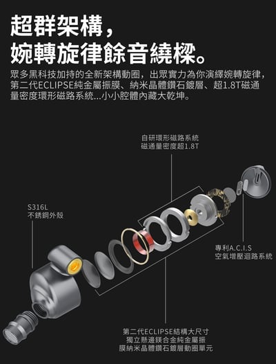 達音科 DUNU 禪PRO ZEN PRO MMCX可換線式 耳道式耳機 2022 VGP 金賞5