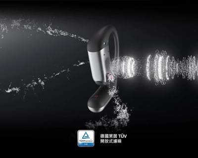 SHOKZ OpenFit Pro T010 開放式濾噪藍牙耳機 雙振膜單體  主動濾噪 / 杜比音效 頭部追蹤 獲2026CES創新獎 台灣公司貨7