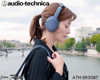 Audio-Technica ATH-SR30BT 無線耳罩式耳機｜70 小時續航輕量舒適好音質7