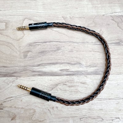 大力揚 Power Praise CAB219 靈音 Harmony 8 芯 4N 單結晶無氧銅 4.4mm AUX 音訊連接線｜清晰均衡，讓平衡系統更有層次1