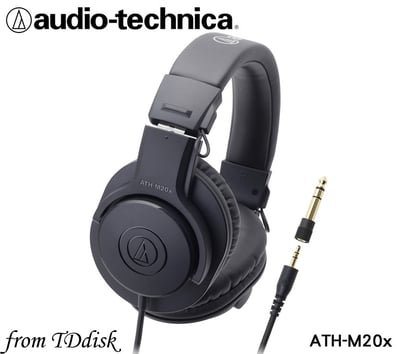 Audio-technica 日本鐵三角 ATH-M20x 專業型監聽耳機 台灣鐵三角公司貨3