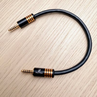 Power Praise 大力揚 × 鐵三角 CAB229 PP-CU4040-GT7D 4.4mm AUX 音訊連接線｜四芯無氧銅導體｜串起器材，留時間給音樂 🎧1