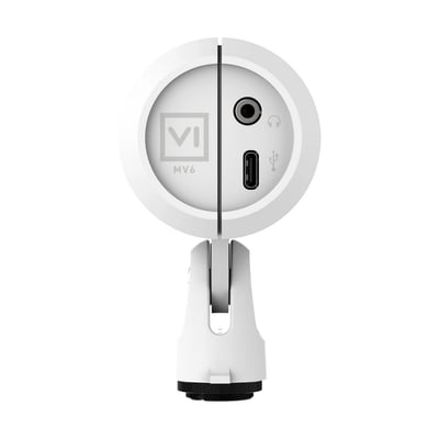 SHURE MV6 Gen 2 第二代 USB 電競麥克風｜動圈心形指向・即時降噪・自動音量・黑白雙色4