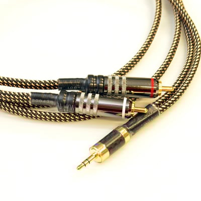 Power Praise 大力揚 CAB093 日本鐵三角 立體3.5mm 轉 RCA轉接線 全面性提昇 人聲 樂器 動漫4