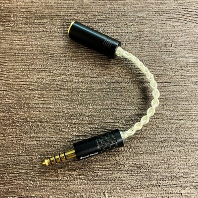 大力揚 【Power Praise】 x 鐵三角 破曉 Dawn 6N 無氧銅鍍銀 CAB171 高阻抗轉接線｜提升細節 穩定降底噪1