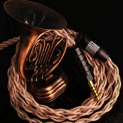 HanSound 漢聲 Minos 米諾斯 OCC 無氧銅里茲線加上無氧銅鍍銀里茲線混編 耳機 線材 公司貨 保固一年1