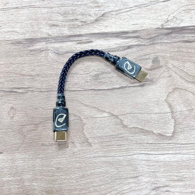 大力揚 Power Praise 星弦 Hoshi no Gen USB 小尾巴升級線 8芯 單晶銀 TYPE C Micro Mojo Hugo2