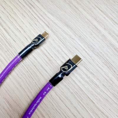 大力揚 × 日本鐵三角 DL088 PP-UH4040-GT7D Type-C 轉 Micro USB OTG 數位訊號線｜四芯混合導體結構 Mojo/hugo3
