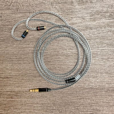 Power Praise CW01｜5N OFC 無氧銅入耳式耳機升級線｜128 芯絞織 × 透明水晶外被 × 多規格可客製1