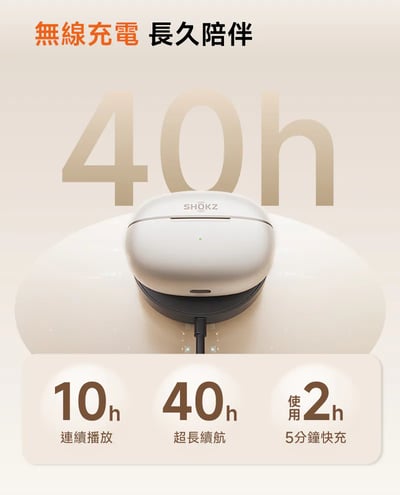 SHOKZ OpenDots 2 E320 開放式耳夾藍牙耳機｜不塞耳，也能聽見更集中有力的低頻9