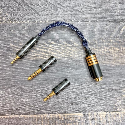 大力揚 Power Praise 星弦 轉接線 Hoshi no Gen ADP 8芯 單結晶純銀線 / 李茲結構2