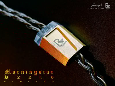 Luminox Audio x Rossi&Wing 限量聯名款【 Morningstar R2216 Limited 】 耳機升級線 4.4mm CM7