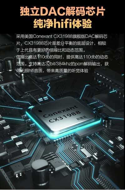 狂派 KUANG PAI F1 Type-C解碼耳放 CX31988獨立 USB DAC 小尾巴3