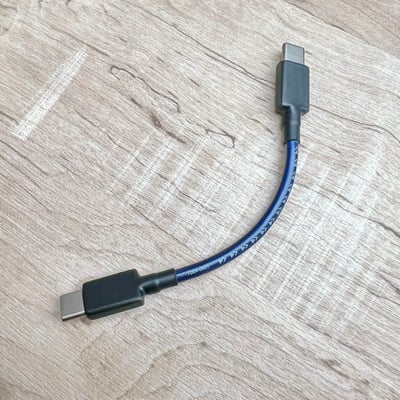 大力揚 Power Praise DL059 Type C 公對公 c-to-c OTG傳輸線 小尾巴/USB DAC升級線 使用日本鐵三角線基制作1