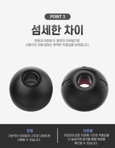 韓國 UCOTECH UCOFIT 矽膠耳塞 完美的配戴感與舒適度 提供橢圓形 & 圓形不同版本3