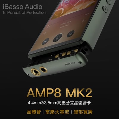 iBasso Audio AMP8 MK2 預購 DX240 專用 4.4mm & 3.5mm 高壓分立晶體管卡1