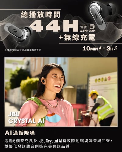 JBL首款圈鐵雙單體【JBL】Tour Pro 3 觸控螢幕真無線降噪藍牙耳機9