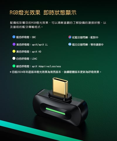 FIIO BT11 HiFi藍牙解碼發射器 LDAC aptX Lossless 藍牙5.4 一對二8