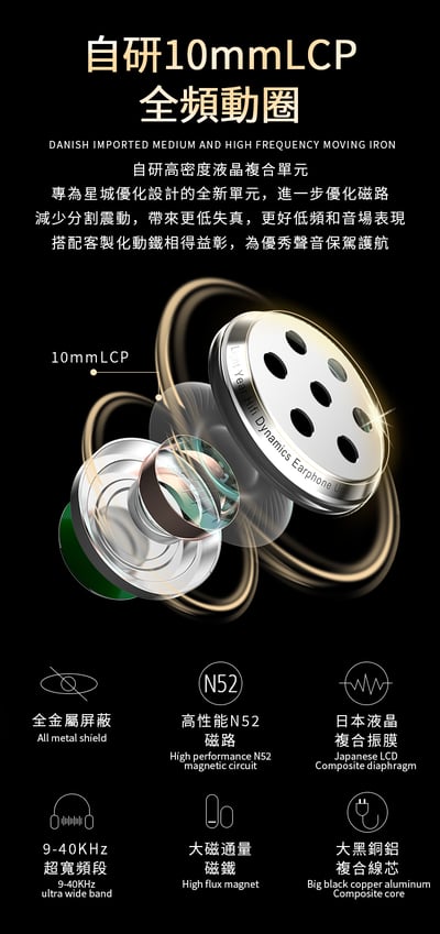 弱水時砂 Rose technics Star City 5 Pro 入耳式耳機 2動鐵+1動圈 HIFI 耳道式耳機4