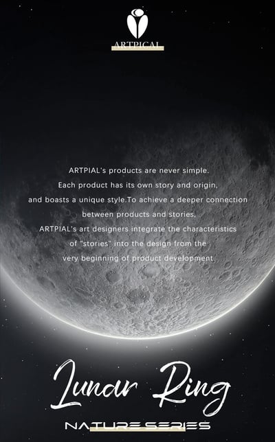 ARTPICAL Lunar Ring 月暈 入耳式耳機 月面意象混合單元設計2