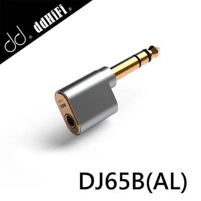 ddHiFi DJ65B(AL) 4.4mm平衡(母) 轉 6.35mm(公) 轉接頭1