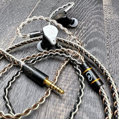 大力揚 Power Praise 維薩 VERZA 耳道式 耳罩 耳機升級線 6N鍍銀線+單晶銅混編1