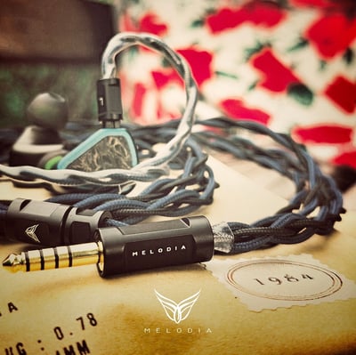Melodia 1984 懷舊風格 耳機升級線 3.5mm / 4.4mm / MMCX / CM 0.783