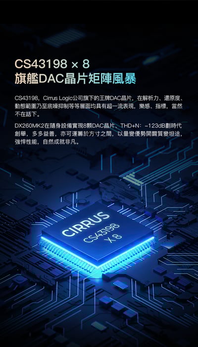 iBasso DX260 MK2 旗艦八核DAC｜極致純音 智慧雙系統 高效播放器2