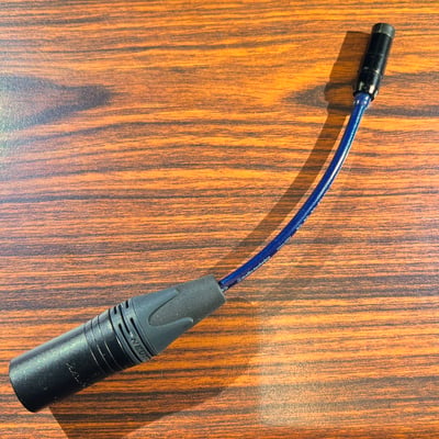 Power Praise 大力揚 CAB131/0.15 鐵三角TD04-0501 單4pin XLR公 平衡 轉 2.5mm 四極母座3